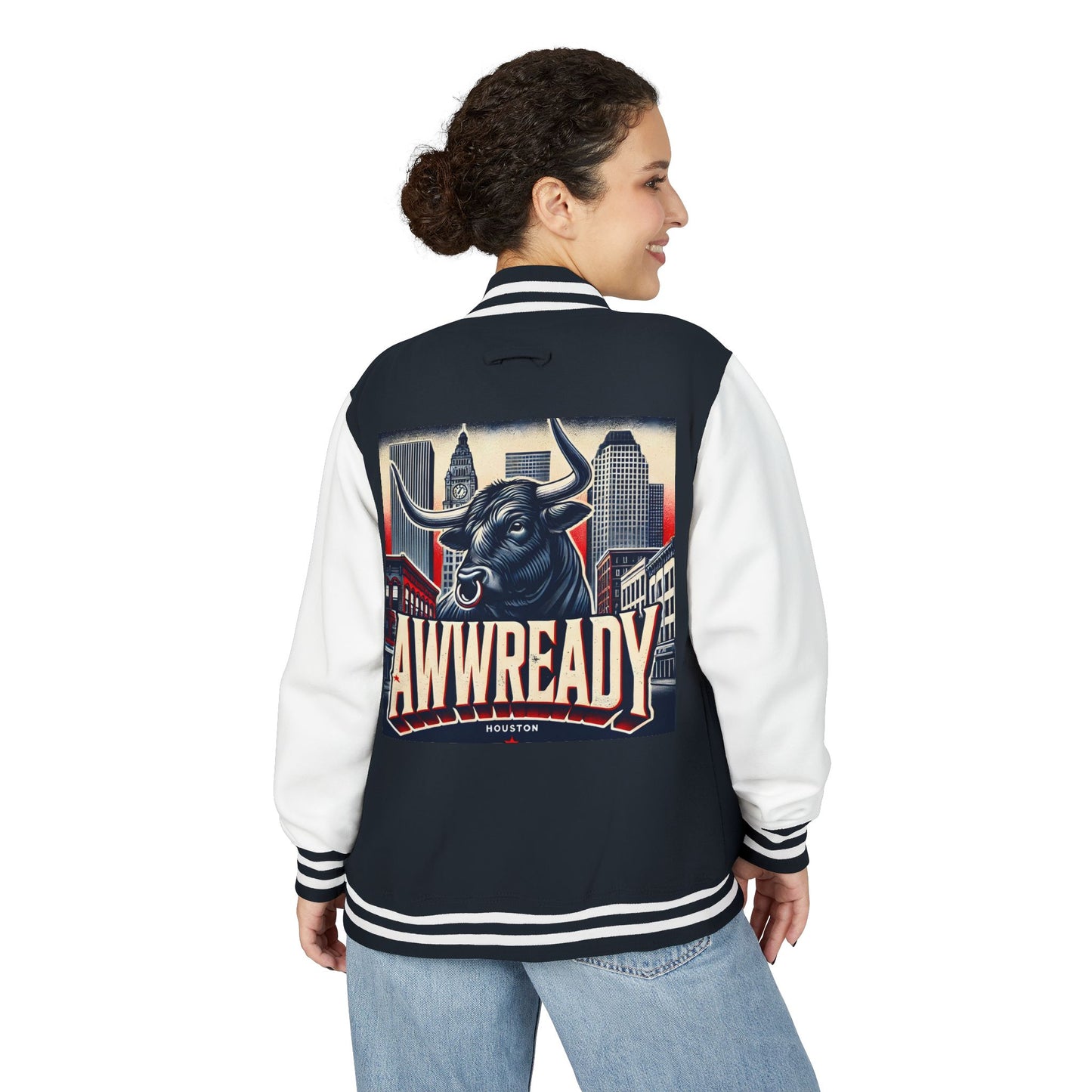 Houston Awwready Letterman Jacket