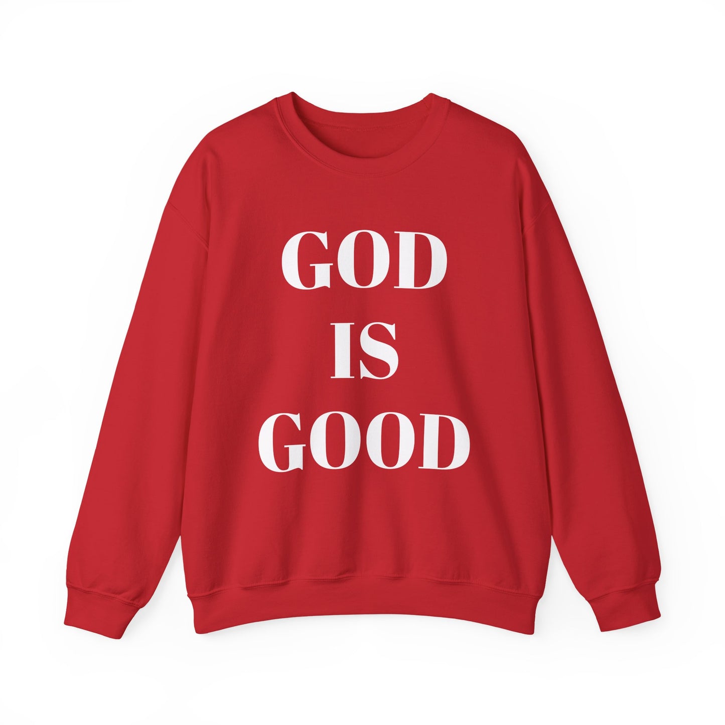 God is Good, All the Time Faith-Inspired Crewneck Sweatshirt
