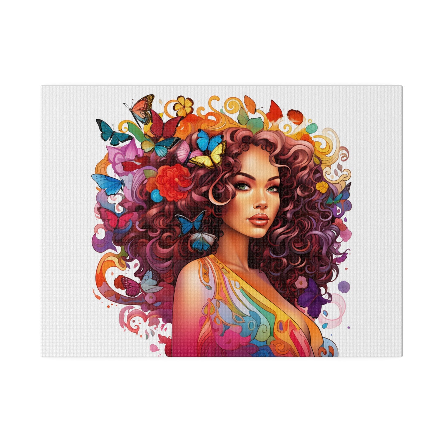 BGM Colorful Matte Canvas, Stretched, 0.75"