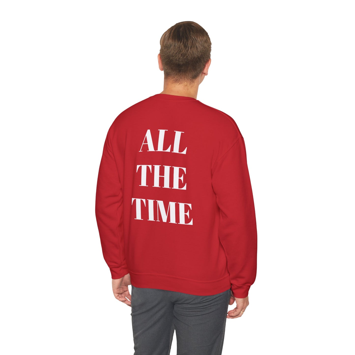 God is Good, All the Time Faith-Inspired Crewneck Sweatshirt