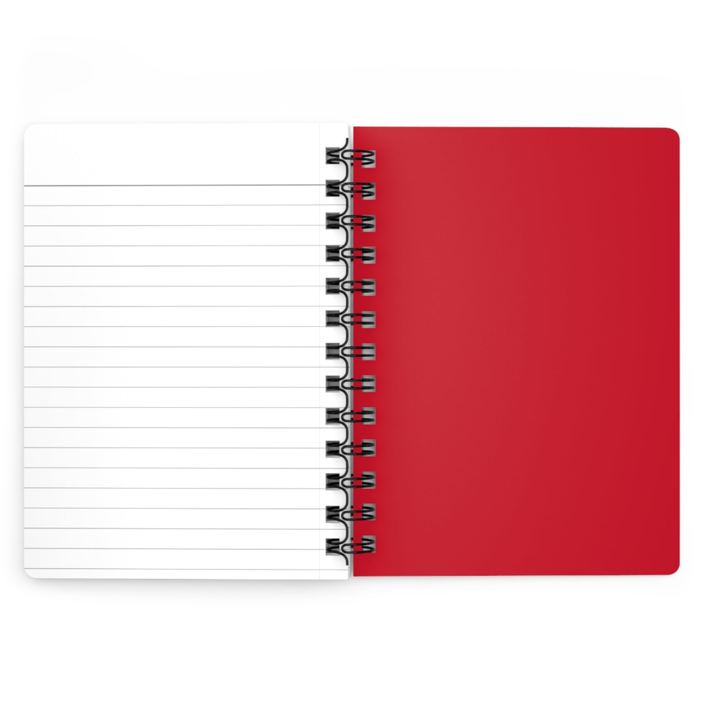Red Floral Spiral Bound Journal