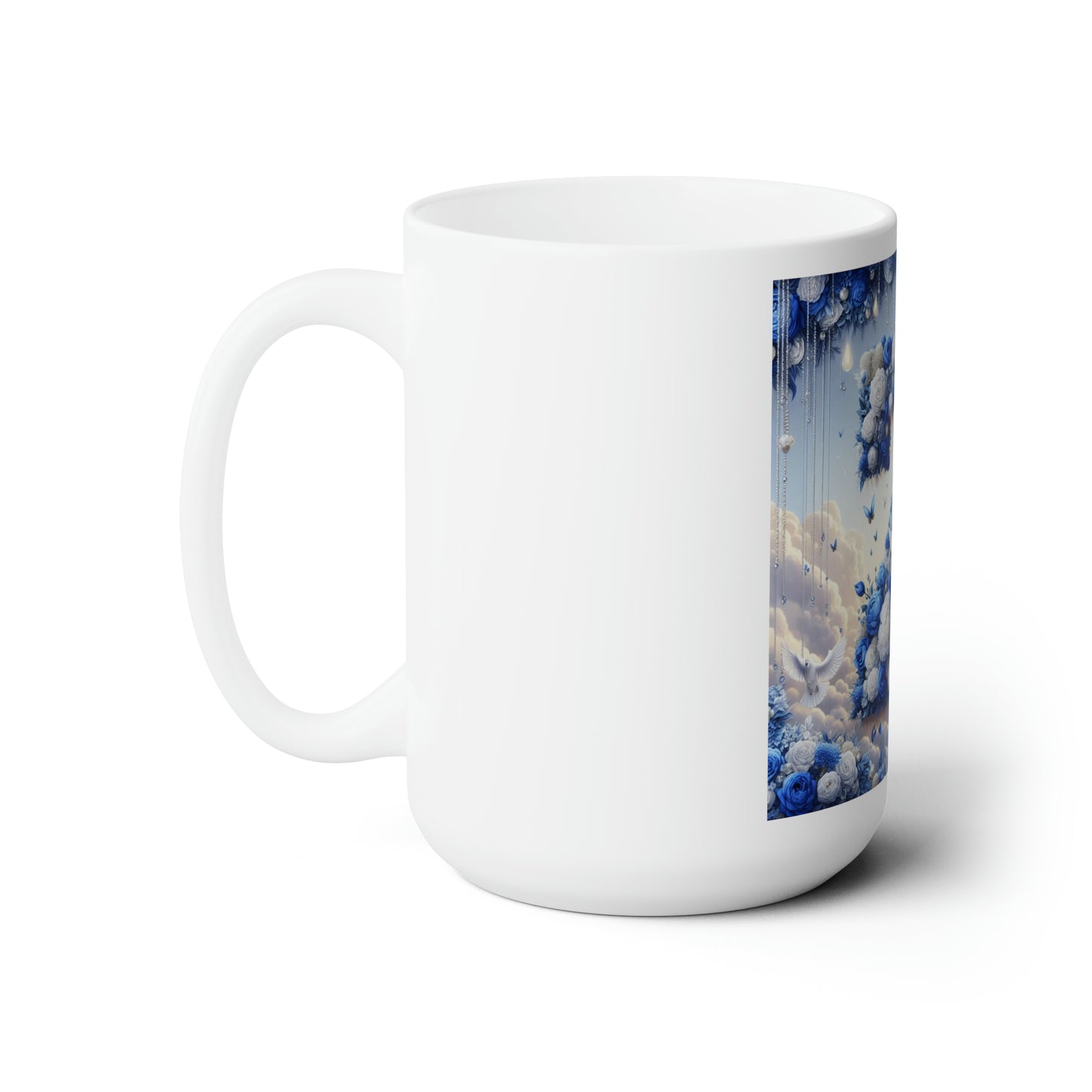 Flower Z Ceramic Mug 15oz