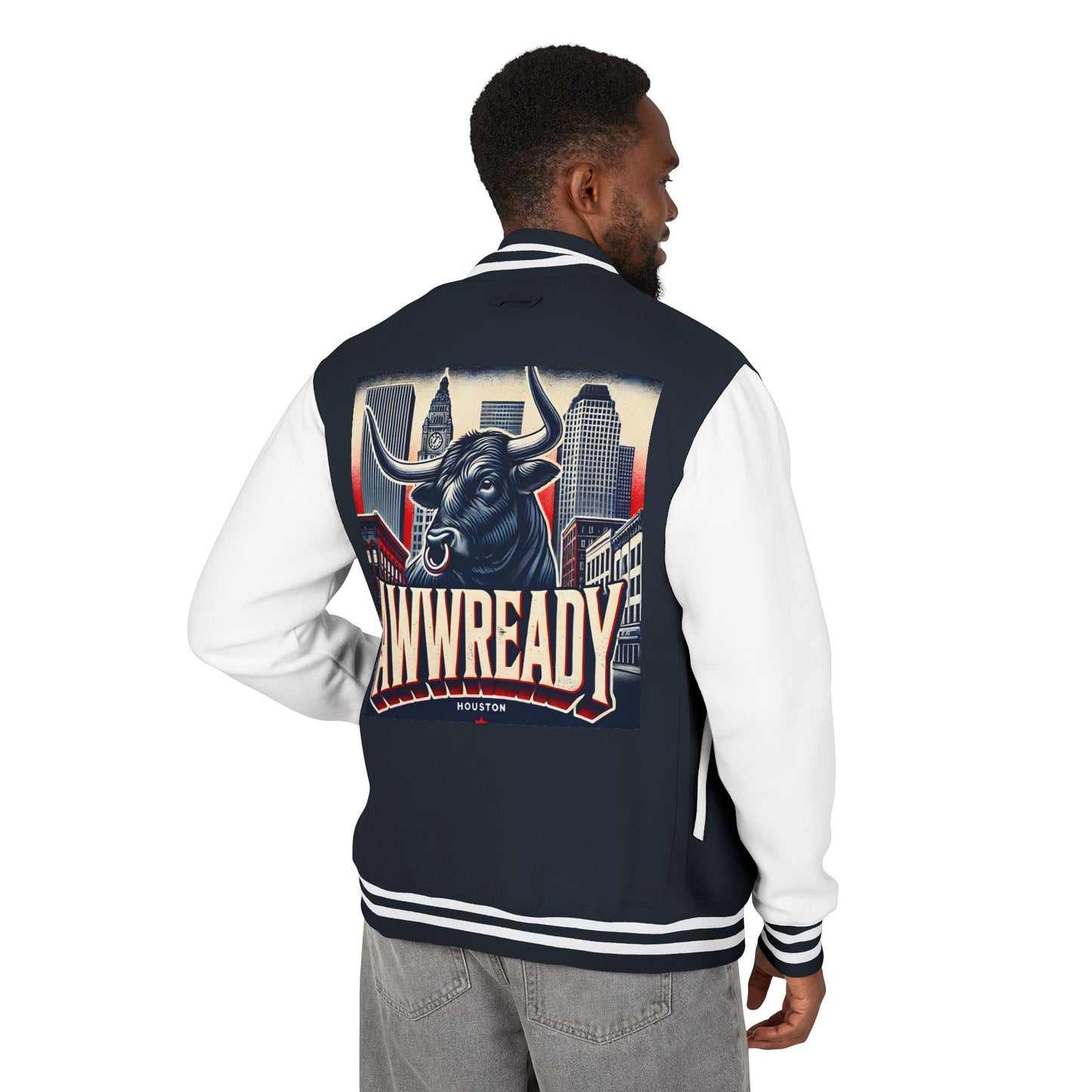 Houston Awwready Letterman Jacket