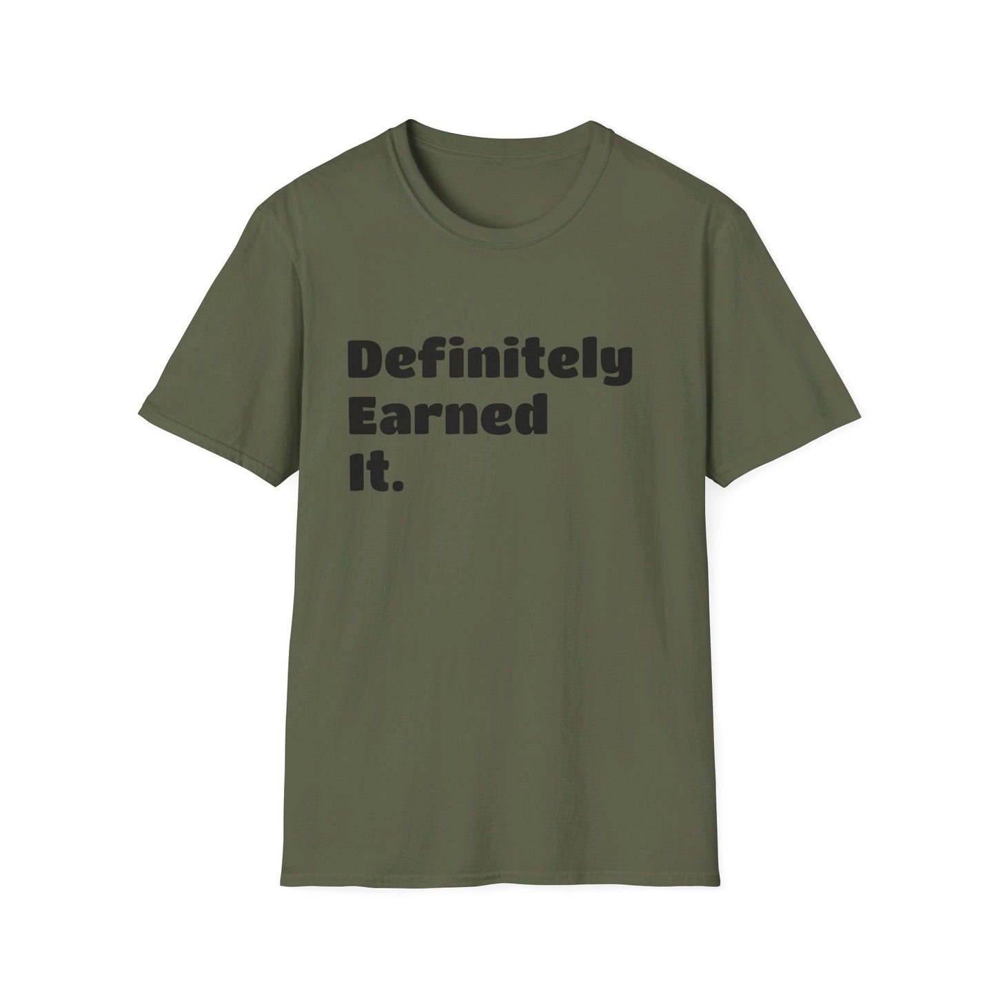 D.E.I Unisex Softstyle T-Shirt with Black Text
