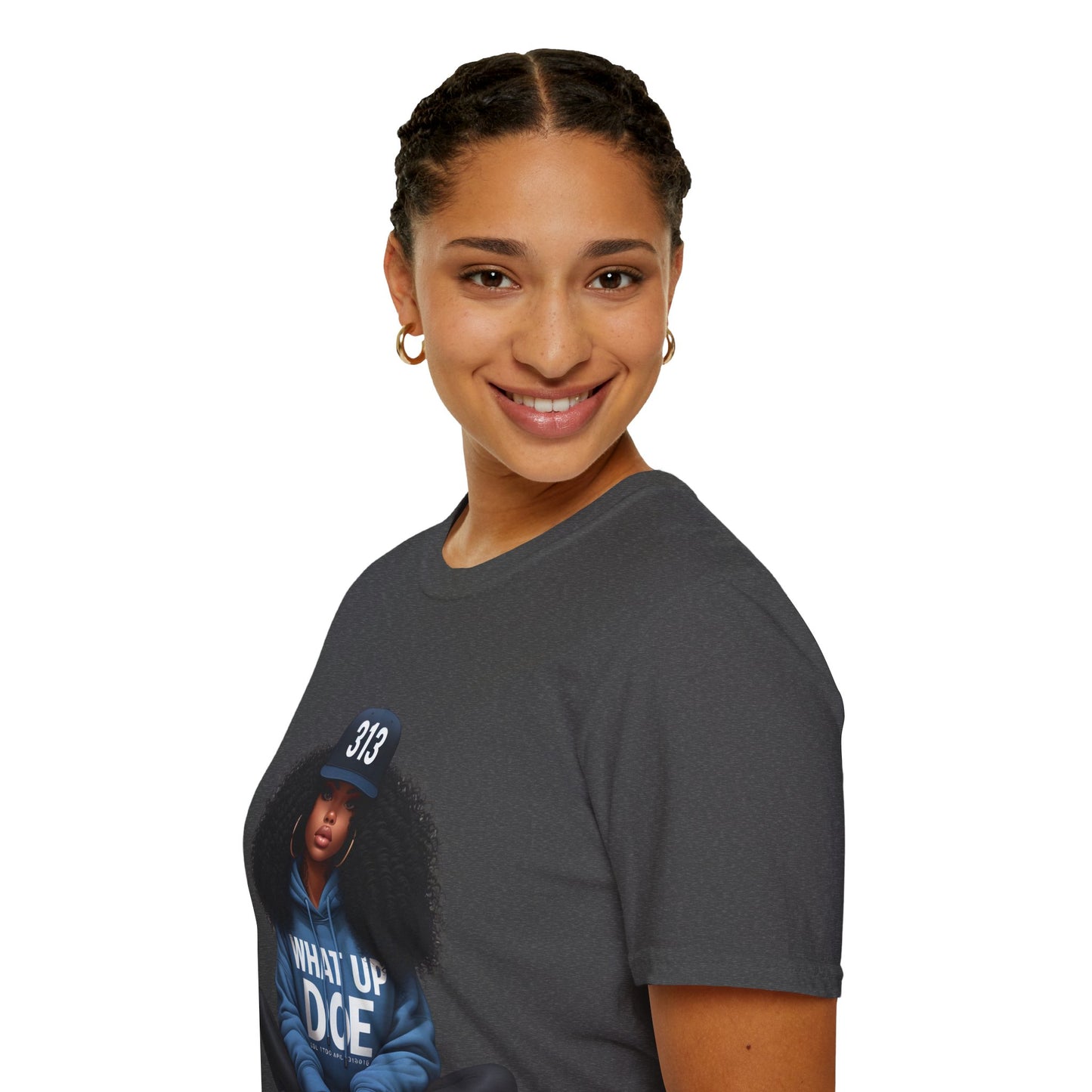 313 Detroit Girl Unisex Softstyle T-Shirt