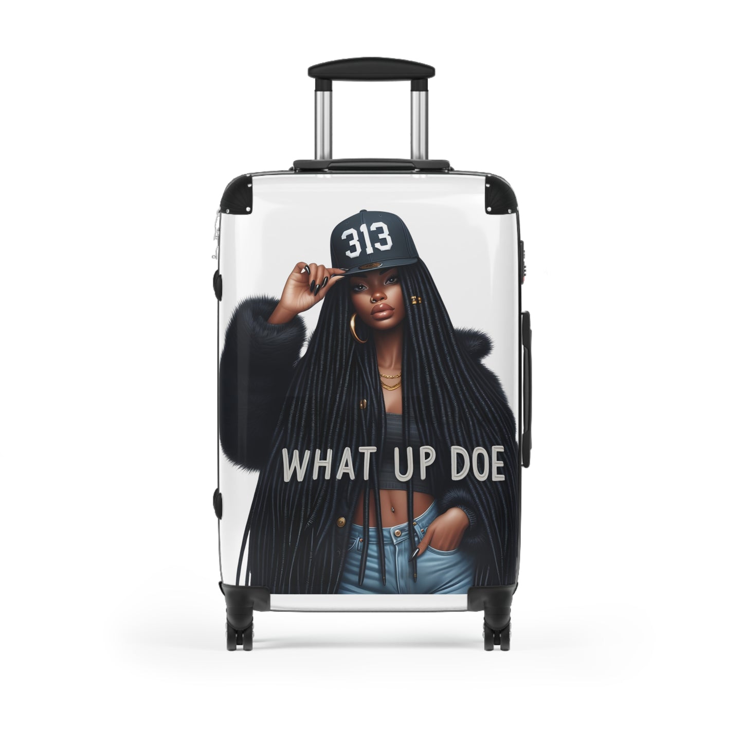 313 Detroit Girl Suitcase