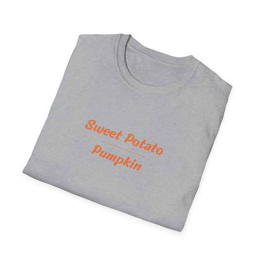 Sweet Potato over Pumpkin Unisex Softstyle T-Shirt