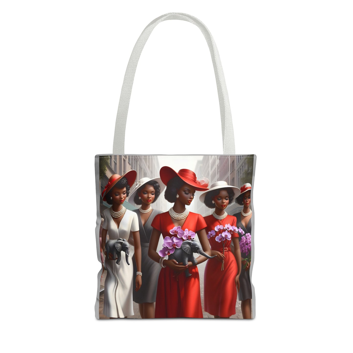 Five Divas Tote Bag (AOP)