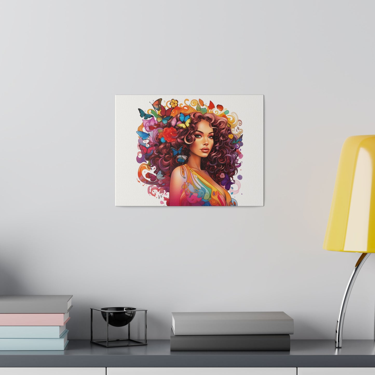 BGM Colorful Matte Canvas, Stretched, 0.75"