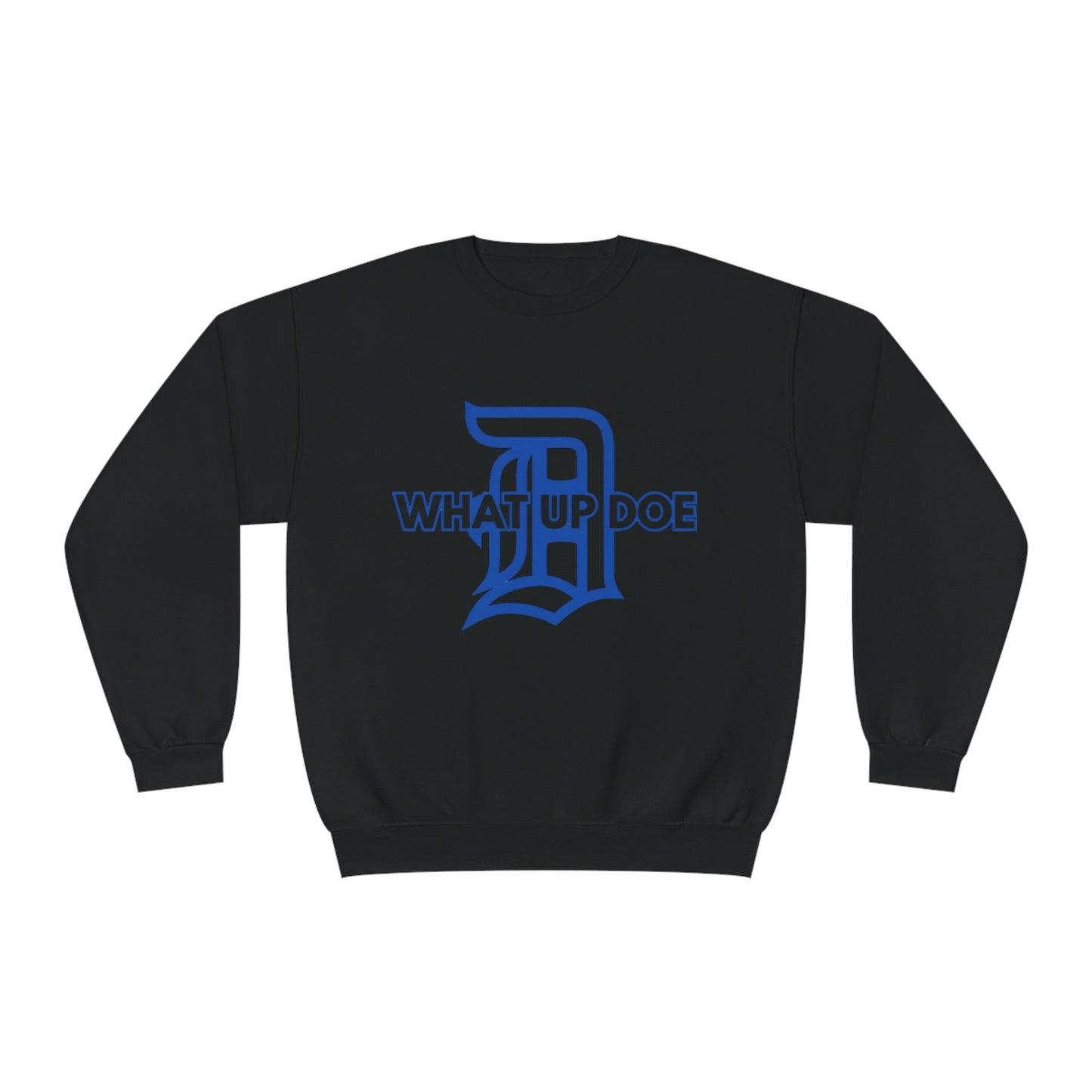 Royal Blue What Up Doe  Unisex NuBlend® Crewneck Sweatshirt
