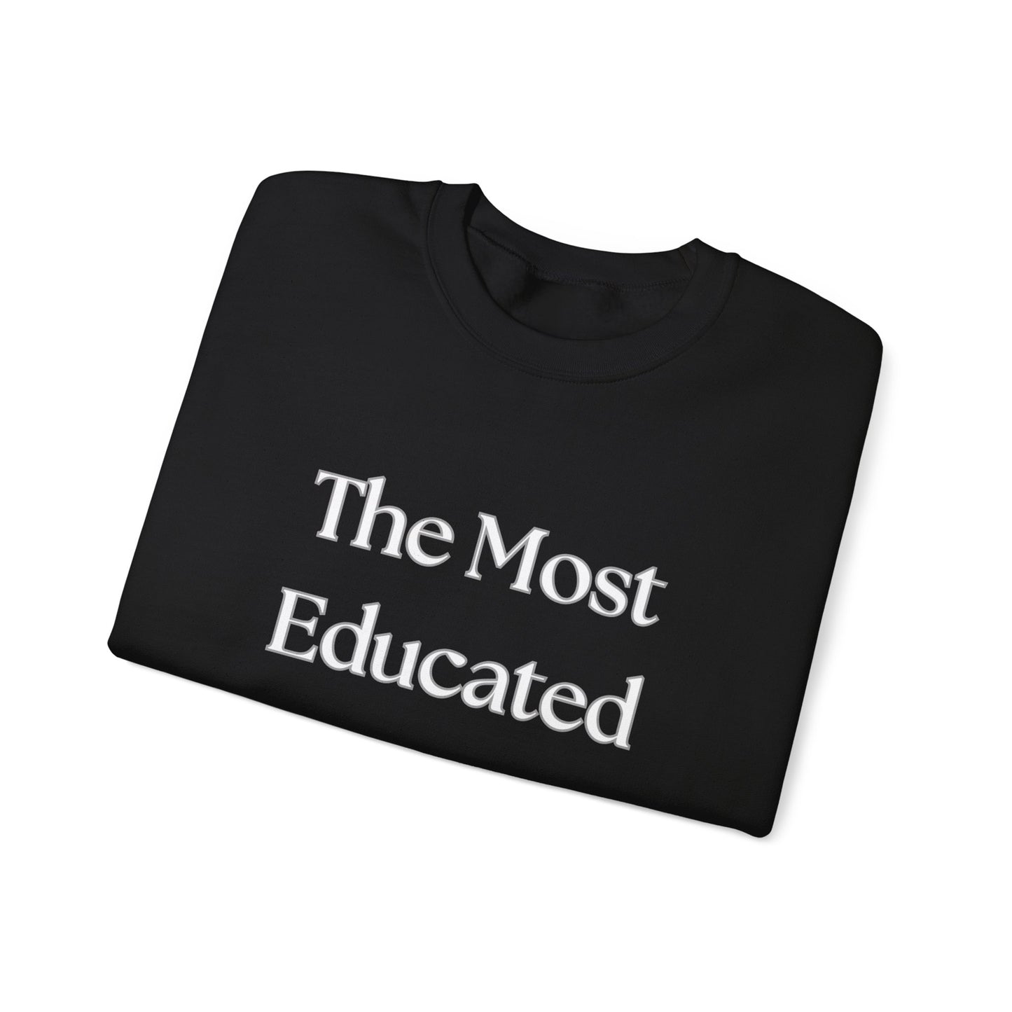 The Most Educated Unisex Heavy Blend™ Crewneck Sweatshirt