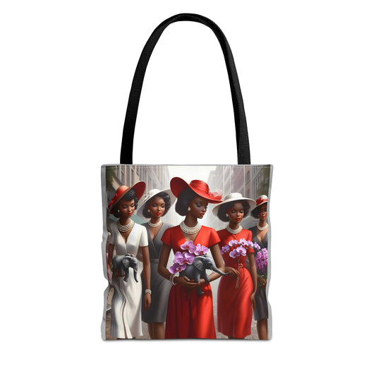 Five Divas Tote Bag (AOP)
