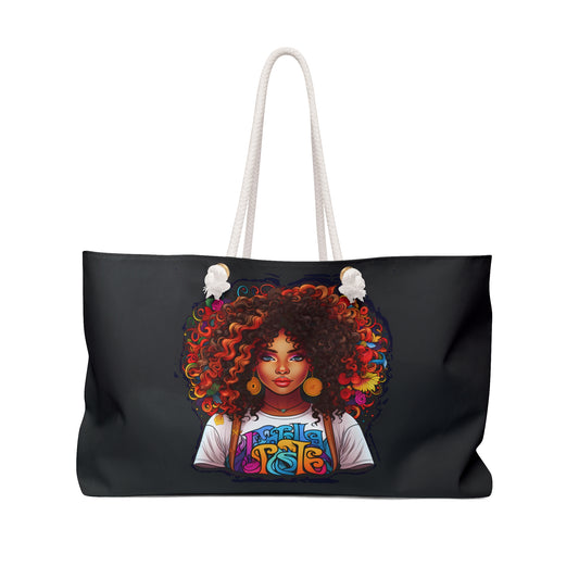 BGM Black Weekender Bag
