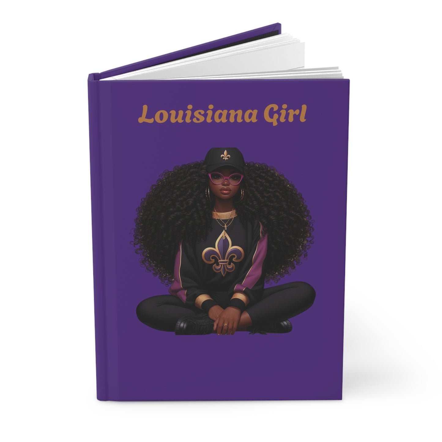 Louisiana Girl Hardcover Journal Matte