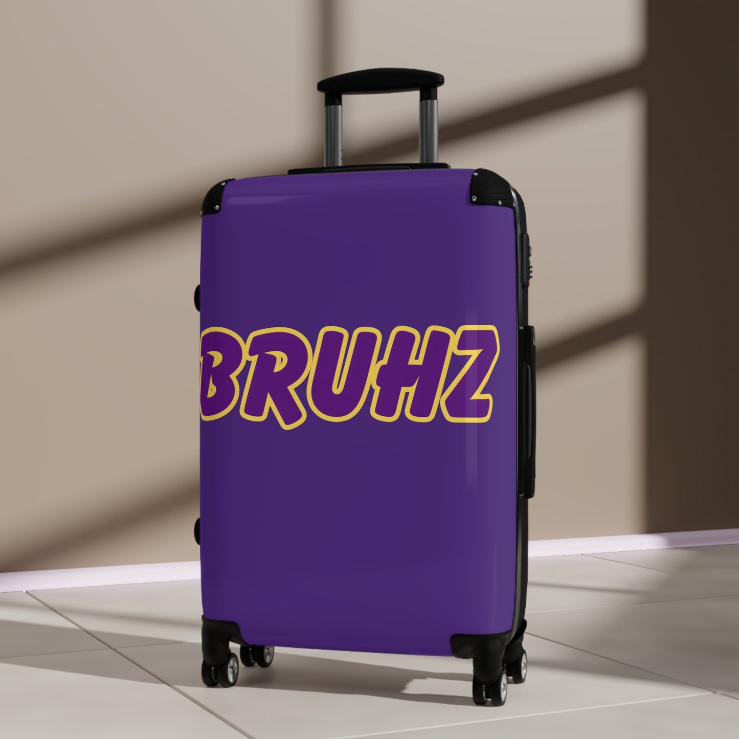 Purple Bruhz Suitcase