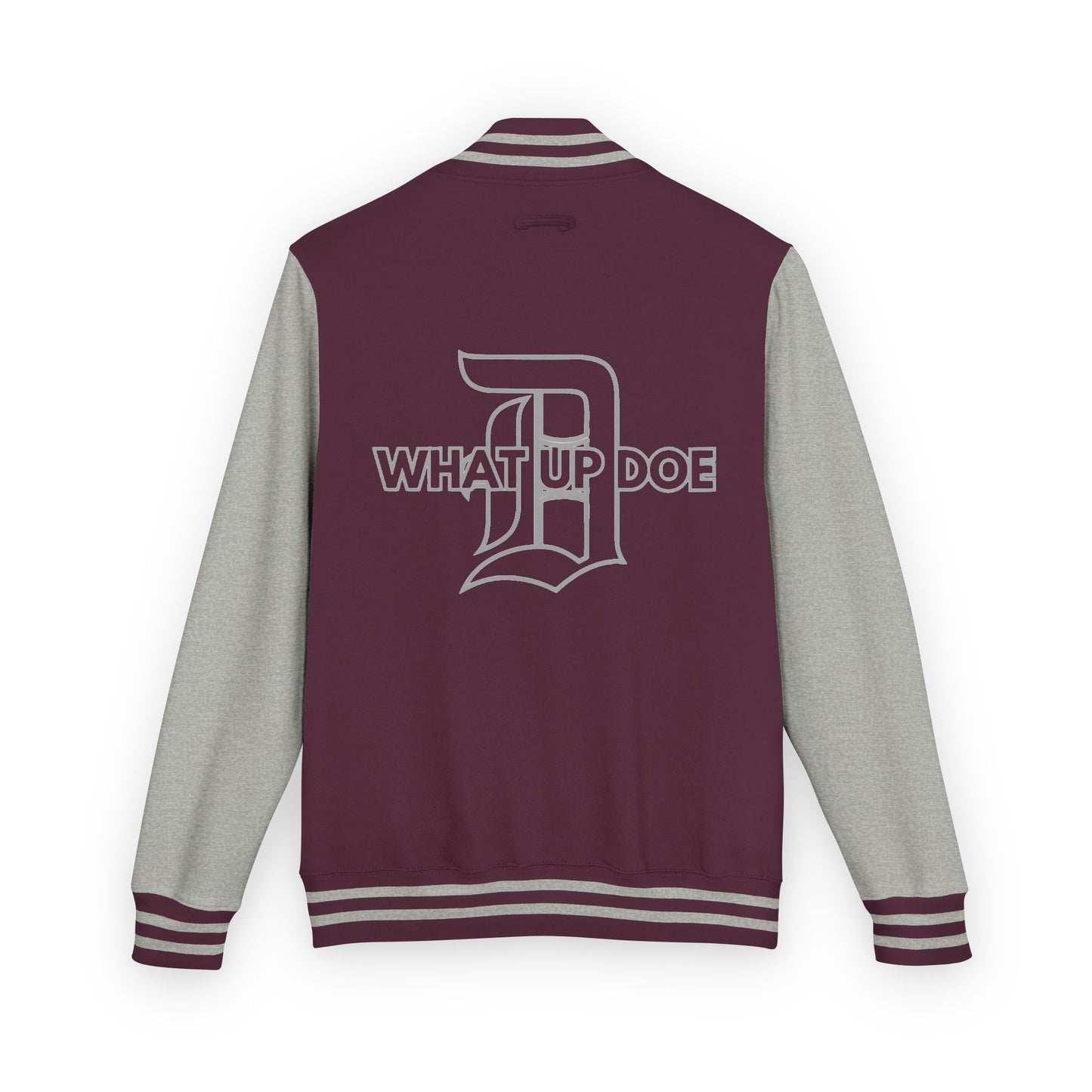 What Up Doe Unisex Heavyweight Letterman Jacket