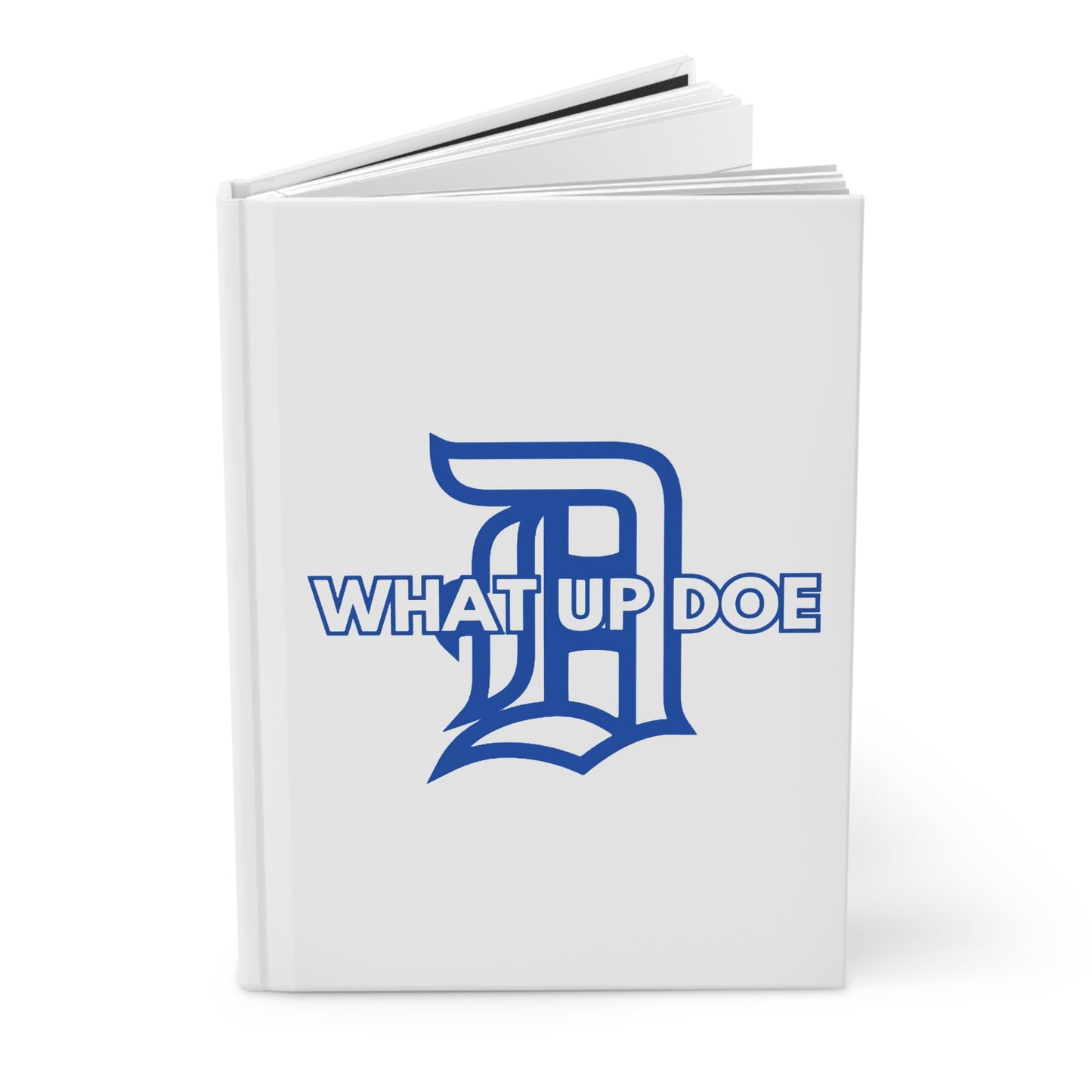 Royal Blue and White Hardcover Journal Matte