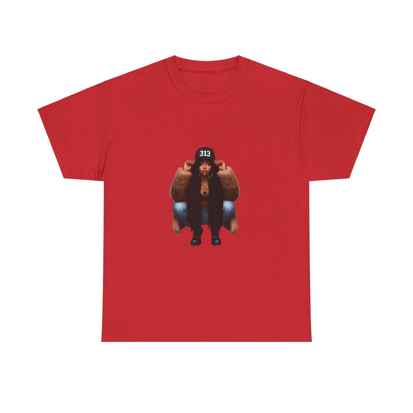 Detroit Girl Unisex Heavy Cotton Tee