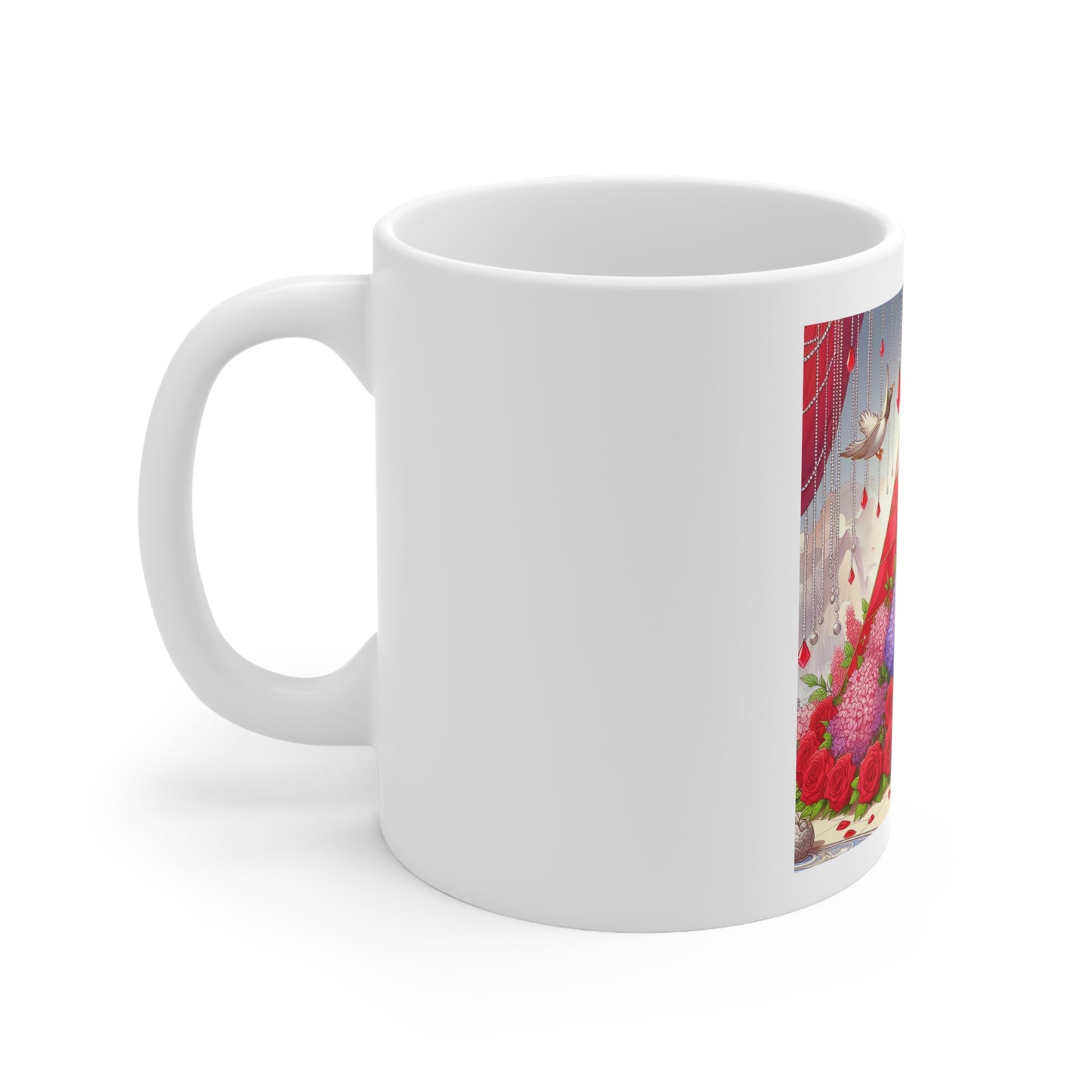 Cartoon Elephant Ceramic Mug 11oz