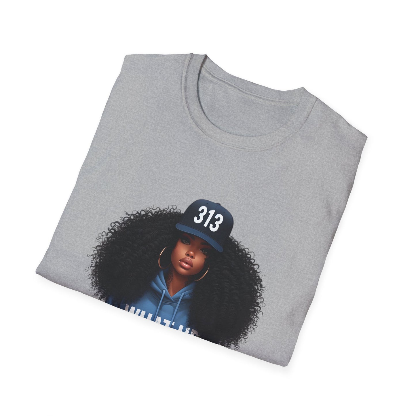 313 Detroit Girl Unisex Softstyle T-Shirt