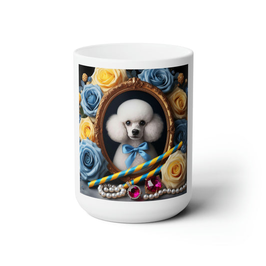 Poodle Ceramic Mug 15oz