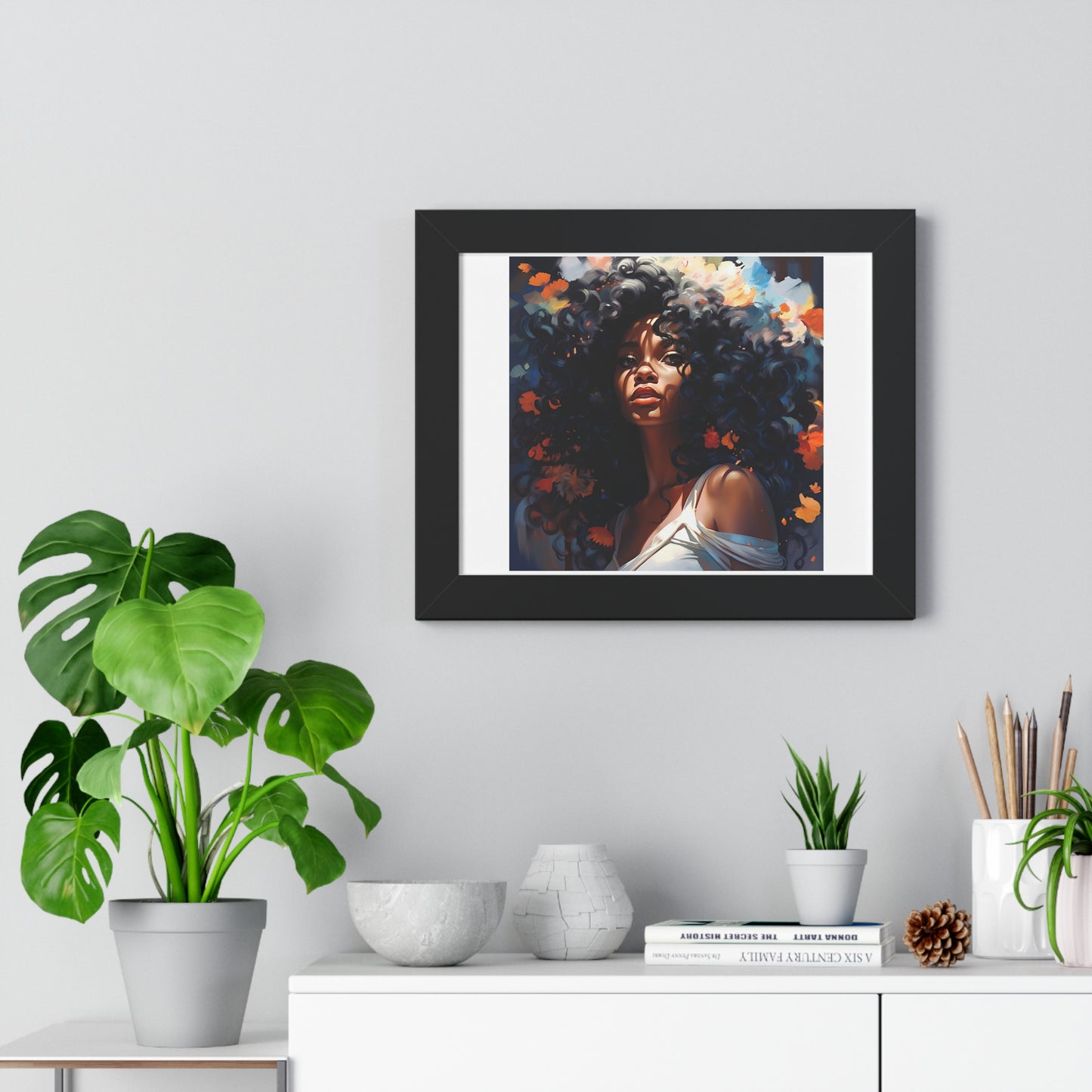 BGM Glowing Framed Horizontal Poster