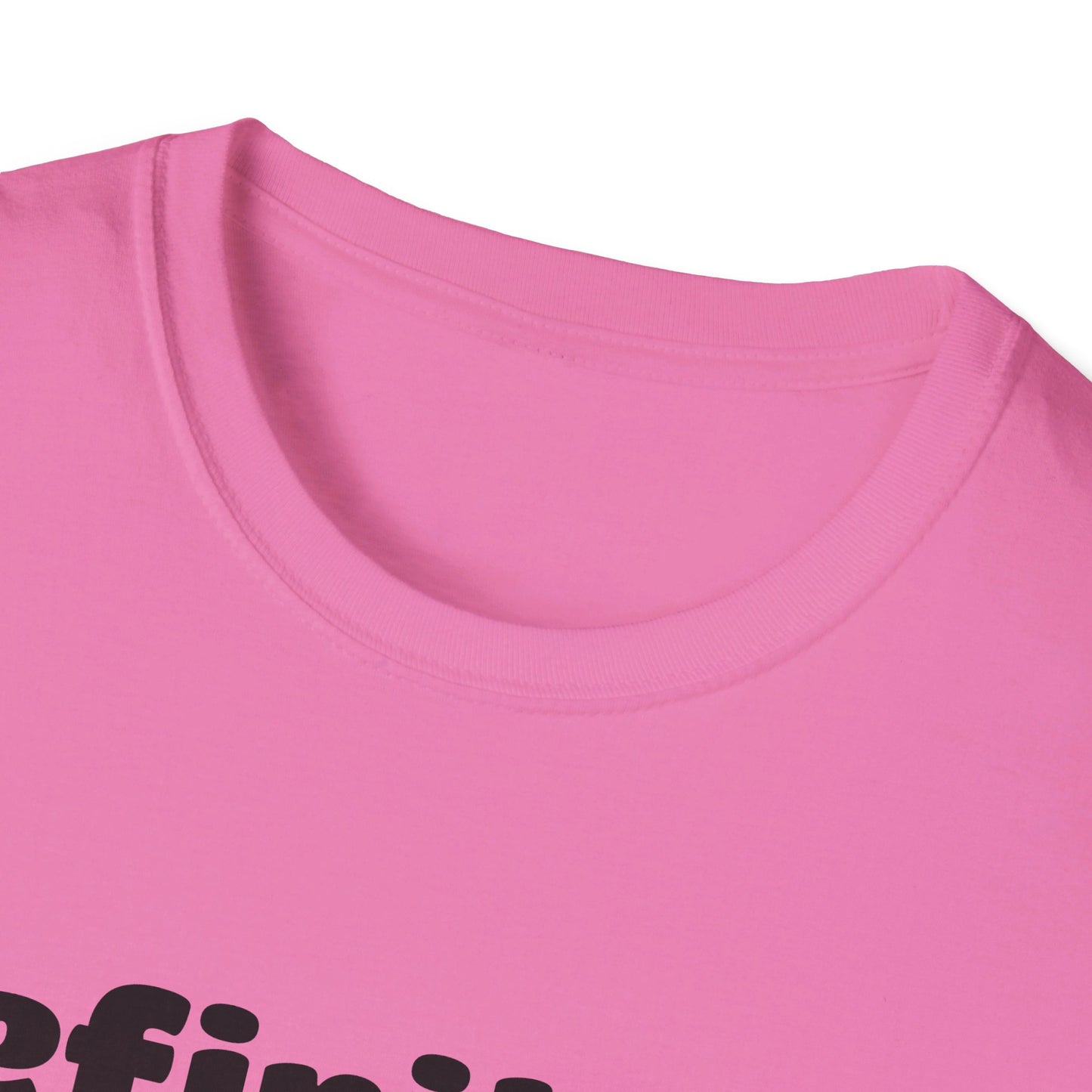 D.E.I Unisex Softstyle T-Shirt with Black Text