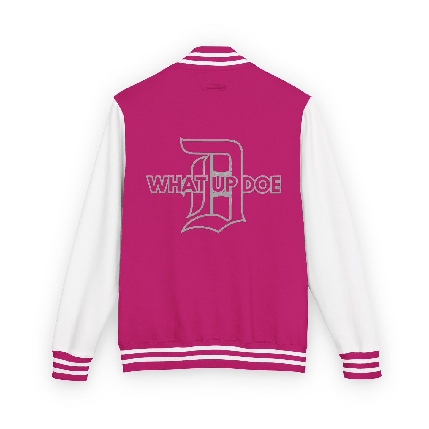 What Up Doe Unisex Heavyweight Letterman Jacket