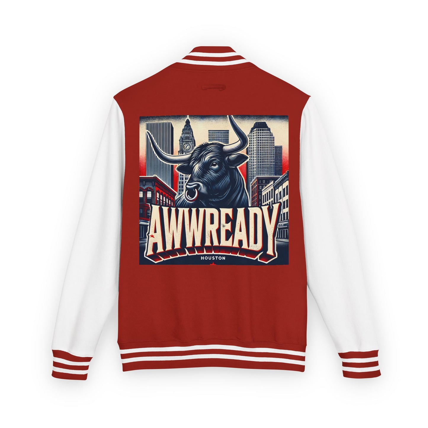 Houston Awwready Letterman Jacket