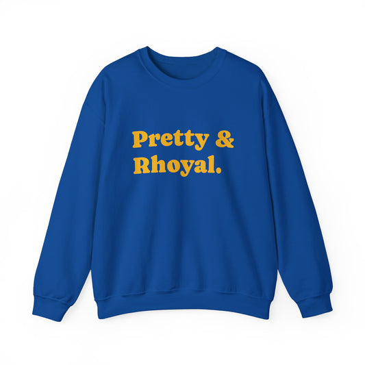 Pretty & Rhoyal Gold Unisex Heavy Blend™ Crewneck Sweatshirt