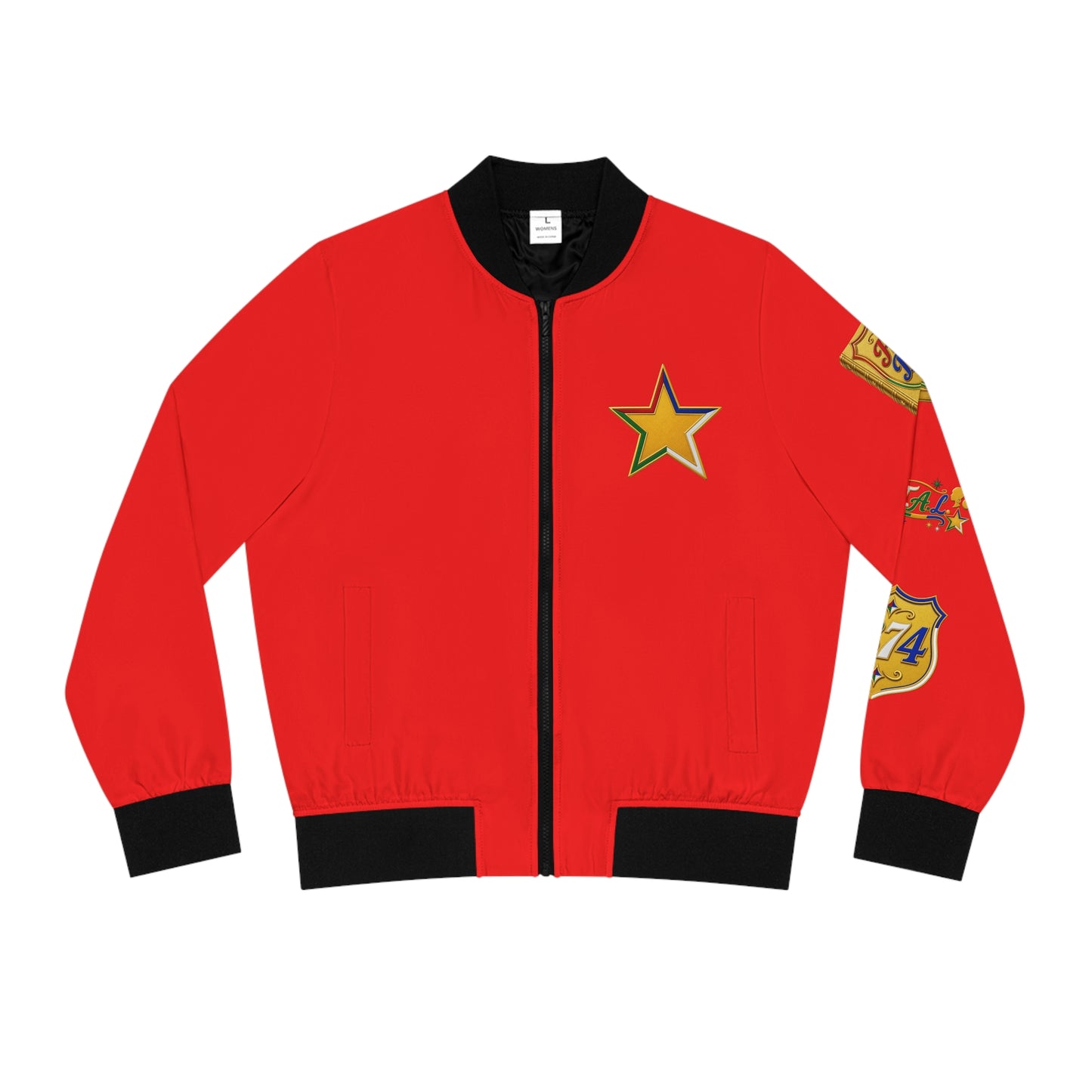 Black Girls Are Stars Bomber Jacket — Women's Graphic Jacket