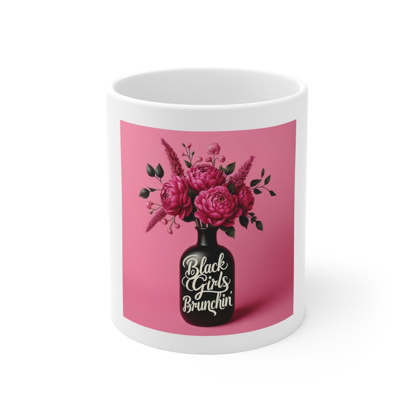 Black Girl Brunchin Ceramic Mug 11oz
