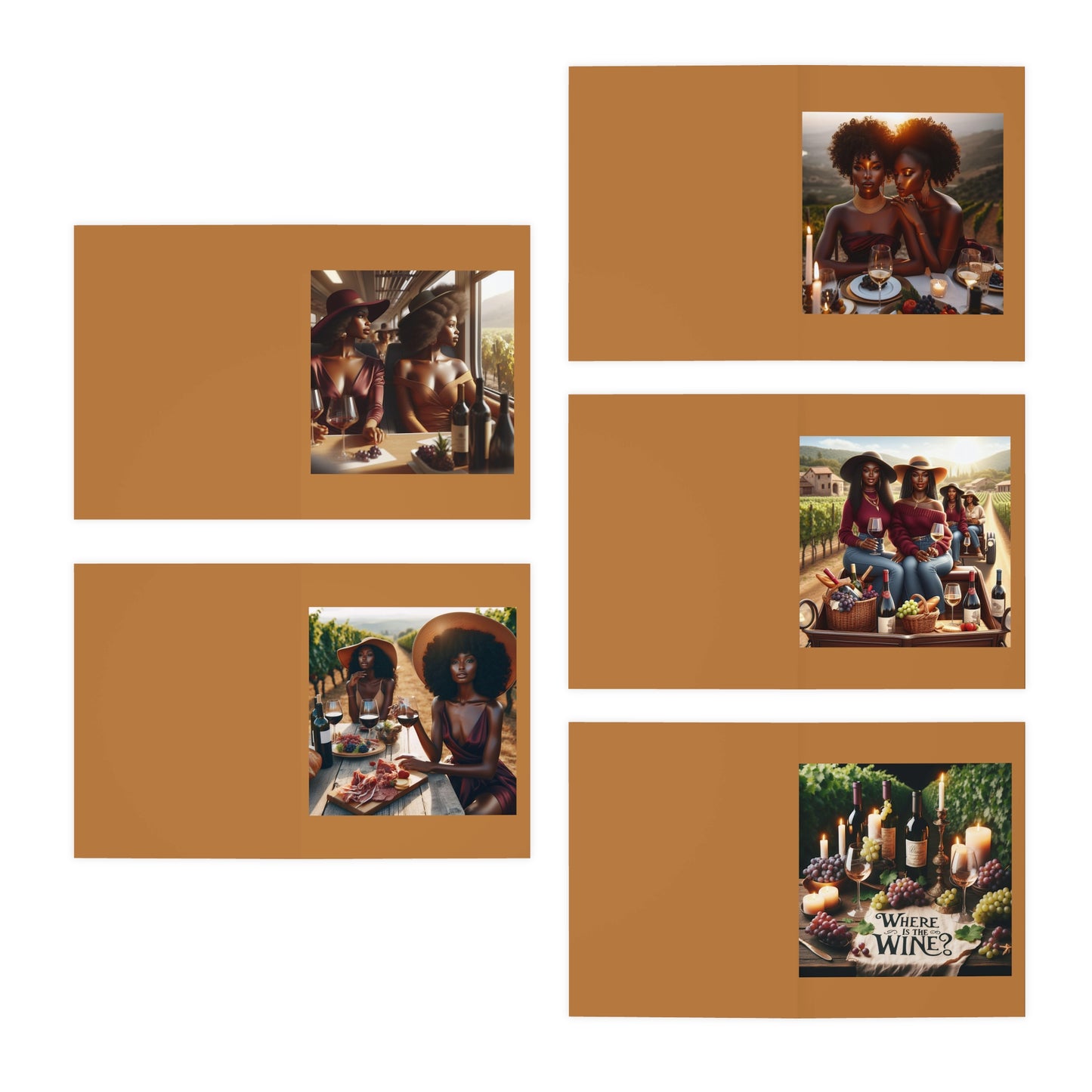 Where is the wine Multi-Design Greeting Cards (5-Pack)