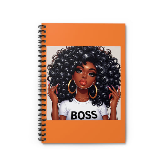 Boss Lady Spiral Notebook - Ruled Line
