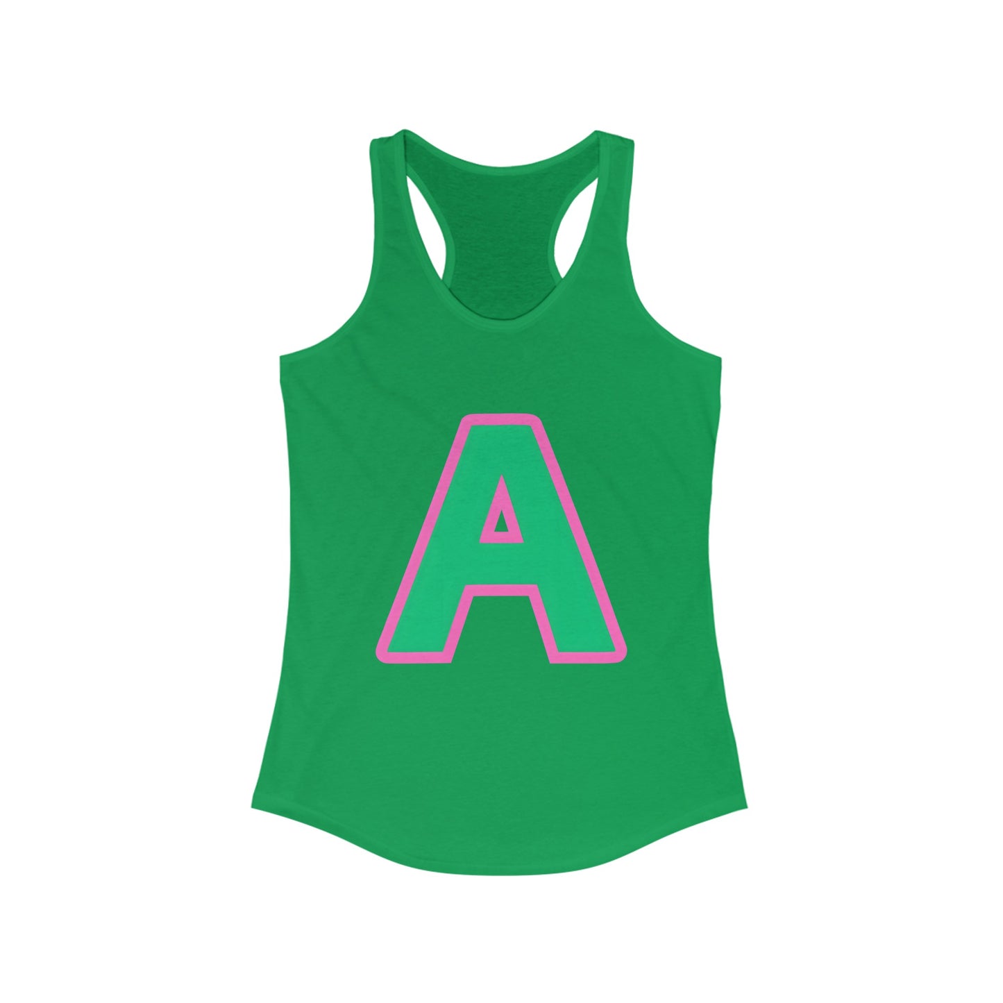 Green A Women's Ideal Racerback Tank