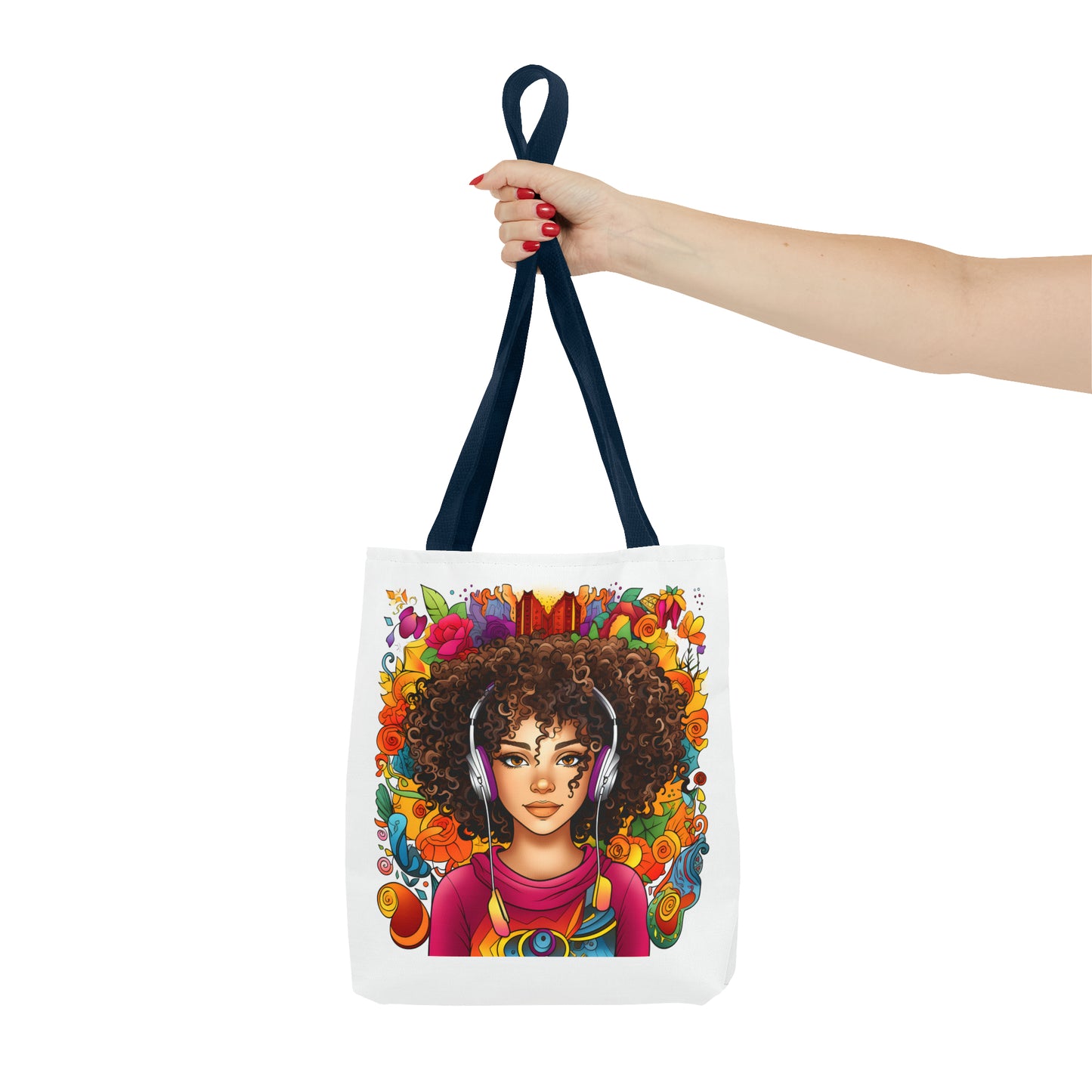 BGM Headphones Tote Bag (AOP)
