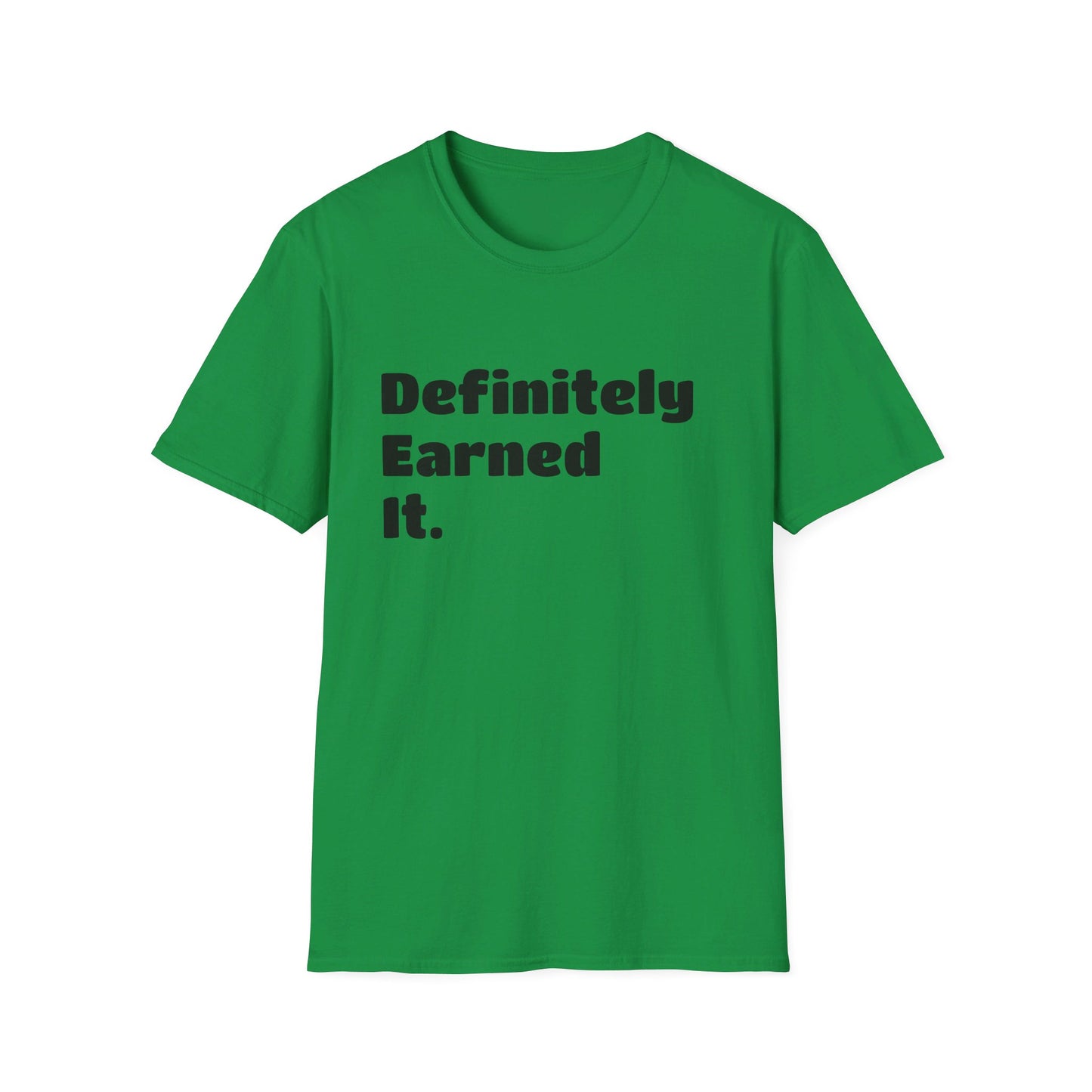 D.E.I Unisex Softstyle T-Shirt with Black Text