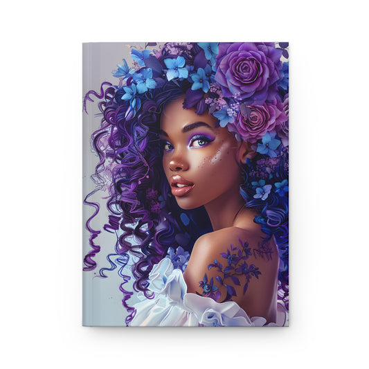 Purple Beauty Hardcover Journal Matte
