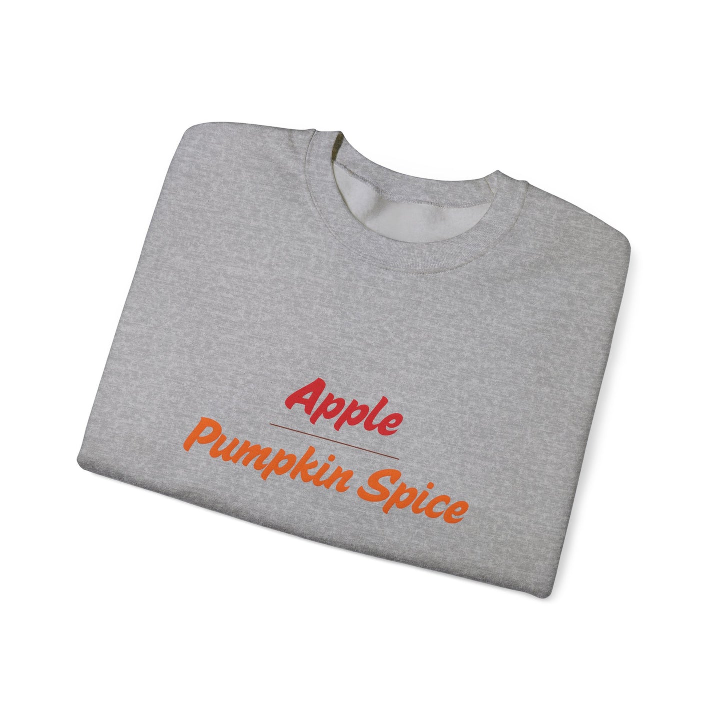 Apple over Pumpkin Spice Unisex Heavy Blend™ Crewneck Sweatshirt