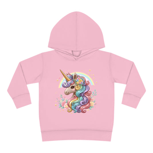 Unicorn Toddler Pullover Fleece Hoodie