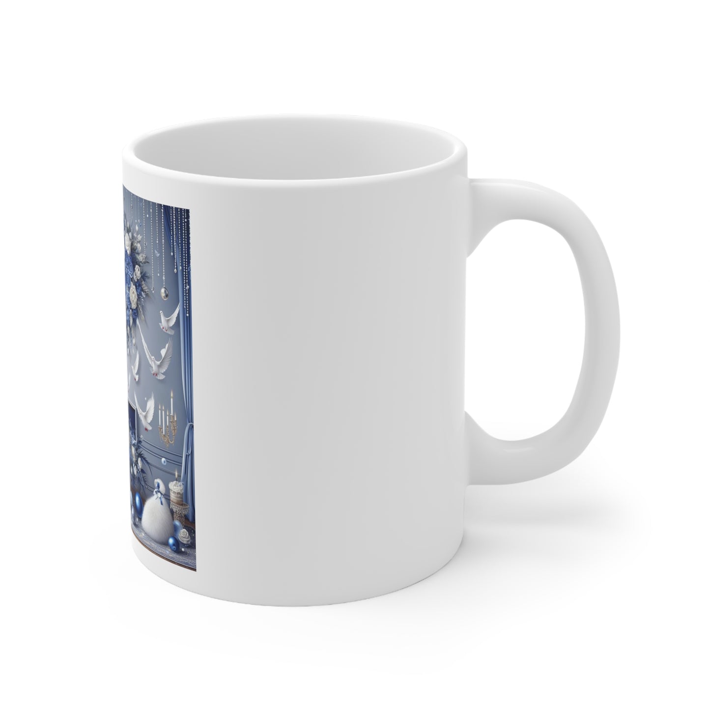 Blue Z Ceramic Mug 11oz