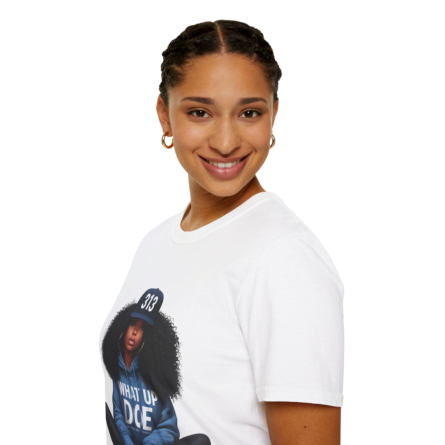 313 Detroit Girl Unisex Softstyle T-Shirt