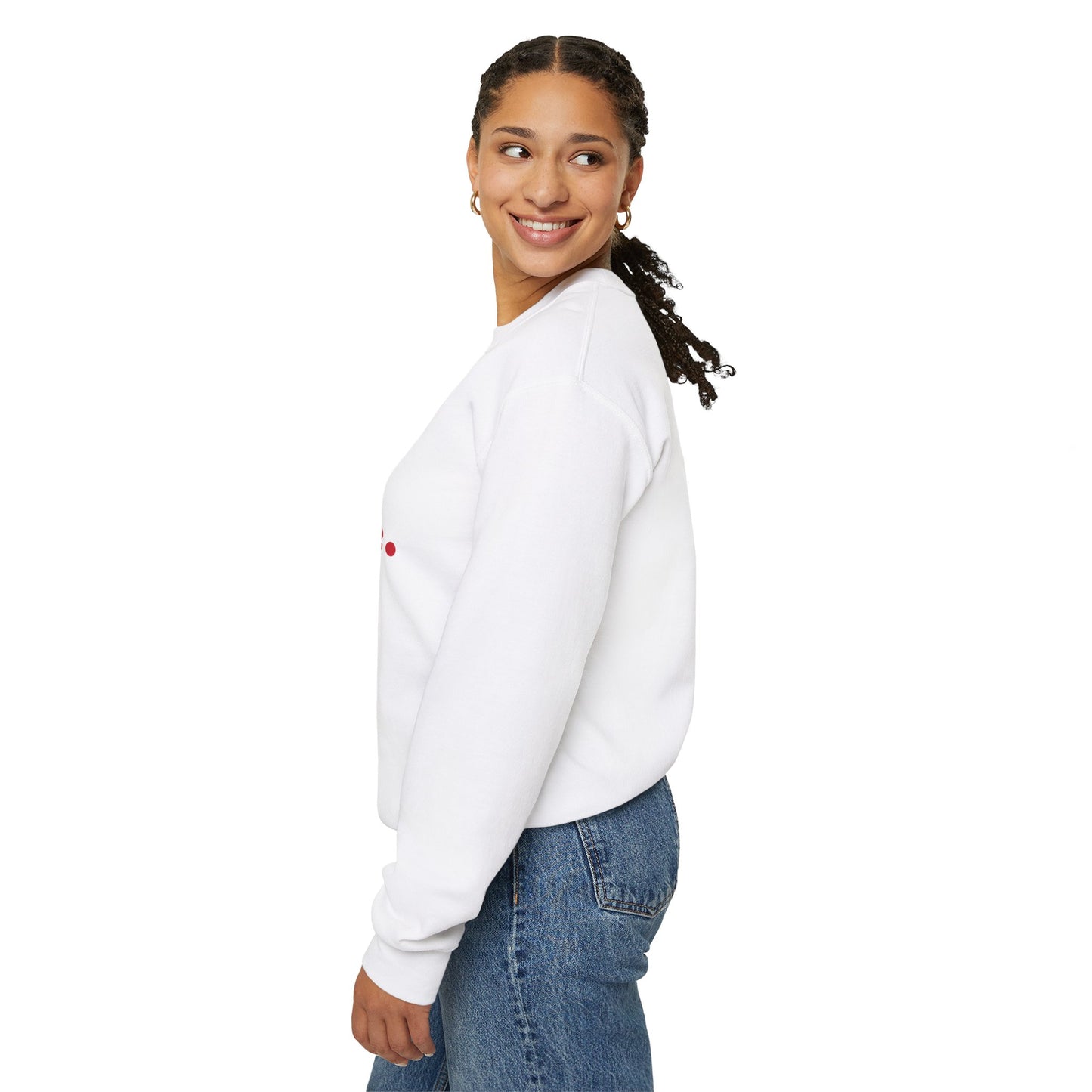 Diva & Fortitude Red Unisex Heavy Blend™ Crewneck Sweatshirt