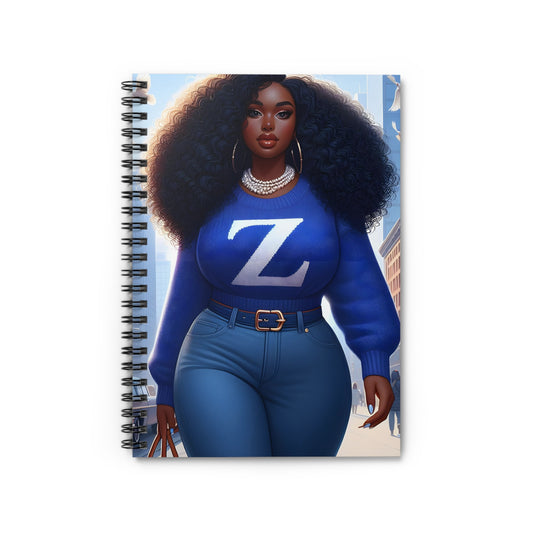 Finer Curvy Z Spiral Notebook - Ruled Line