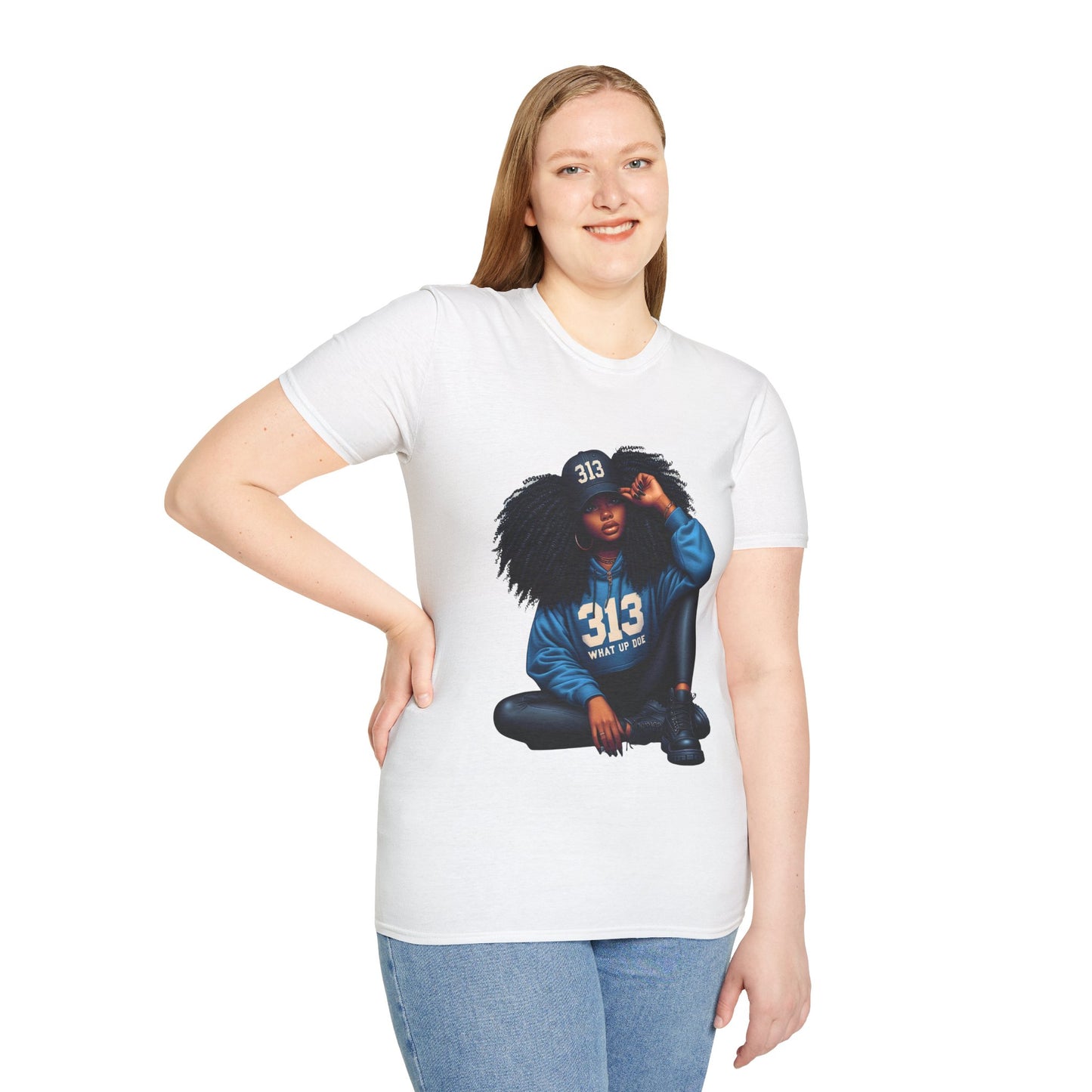 Detroit Girl Unisex Softstyle T-Shirt