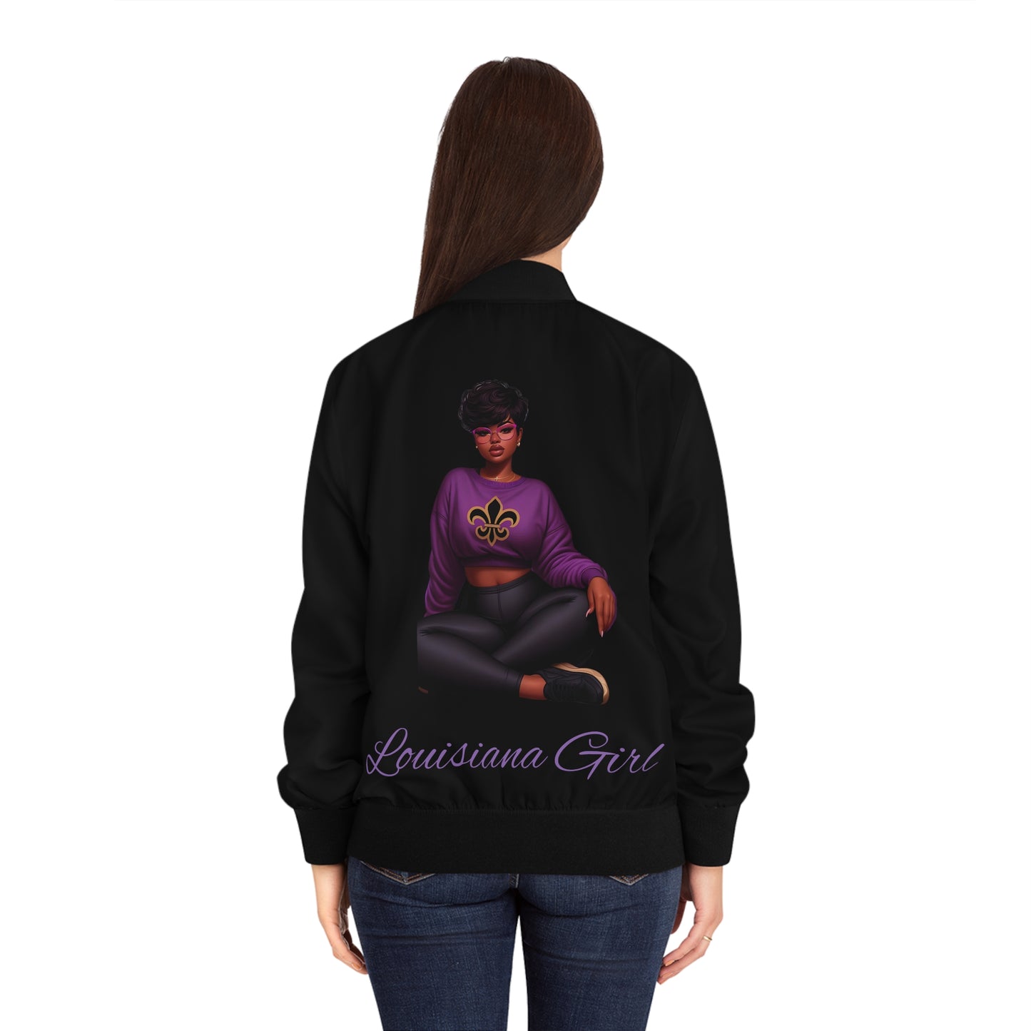 Kristi B Custom Women's Bomber Jacket (AOP)