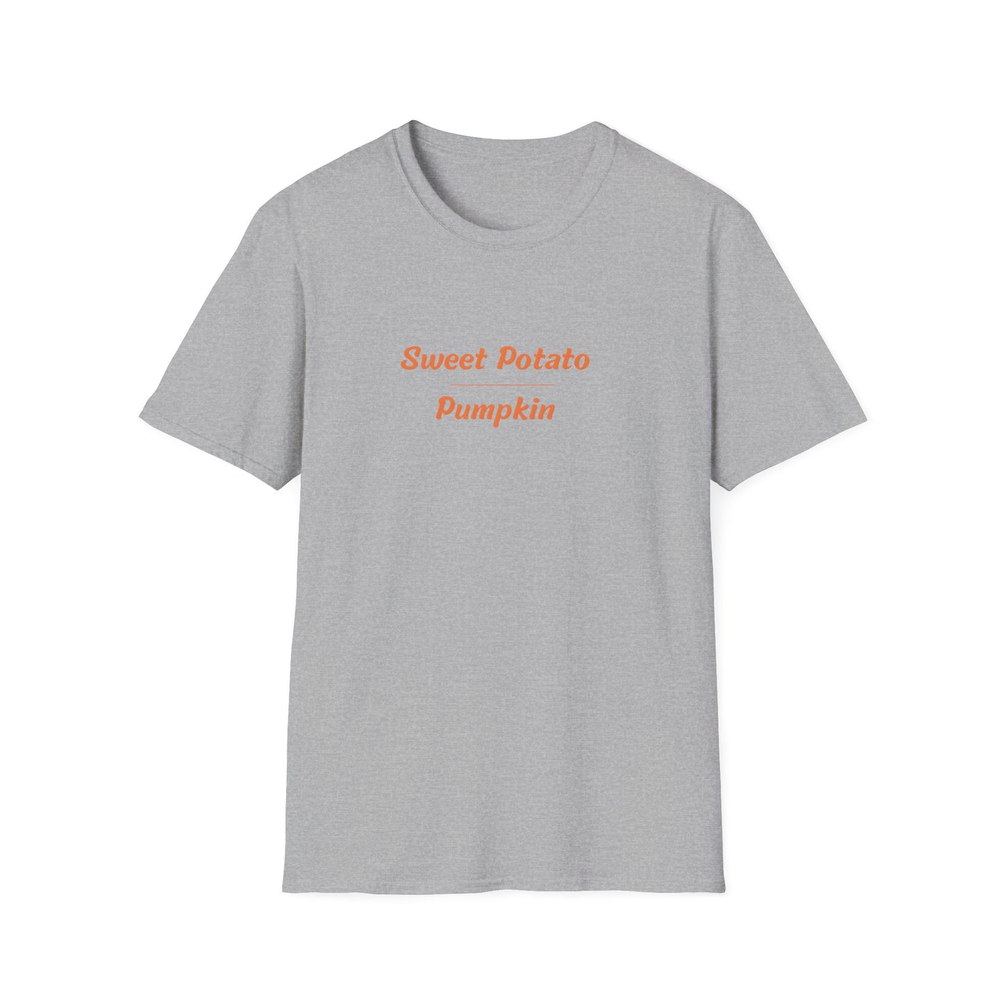 Sweet Potato over Pumpkin Unisex Softstyle T-Shirt