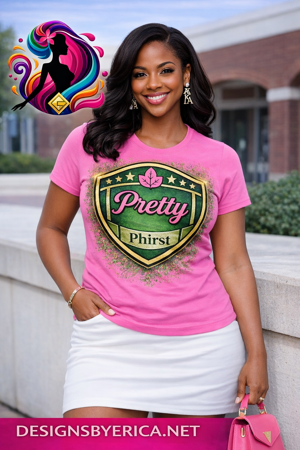 Pretty Phirst Tee Graphic T‑Shirt