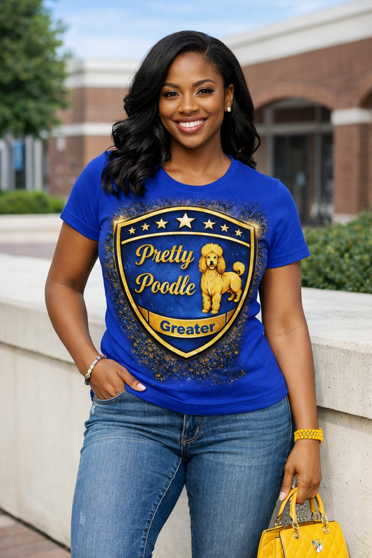 Pretty Poodle Crest T-Shirt