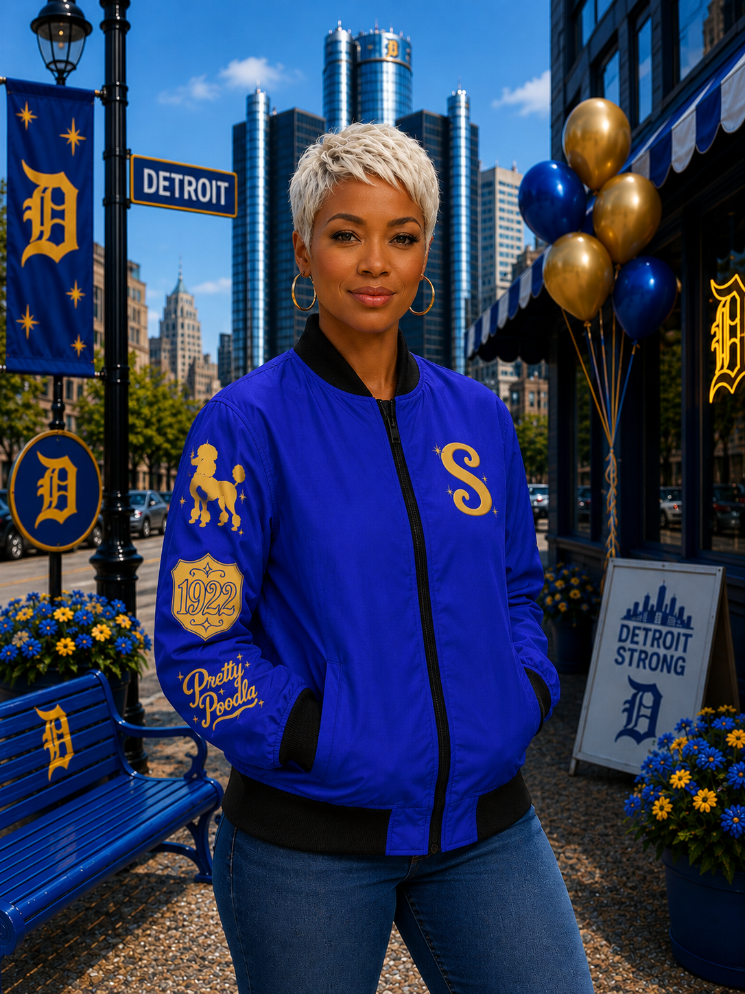 'Black Girls Are the Greatest' Bomber Jacket — Women's Statement Bomber